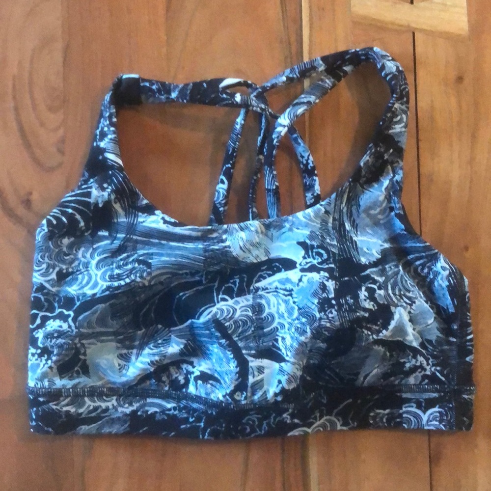 Lululemon Energy Bra Eternal Wave Starlight Size 6